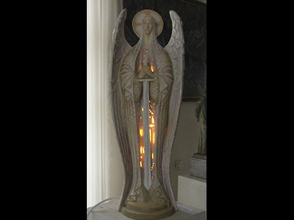 Светильник. Защитник православия (шамот, 73см.)